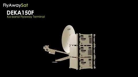 [SATCOM]  FlyAwaySat – DEKA150F - Ka-band Flyaway Terminal
