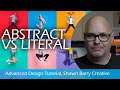 Graphic Design Tutorial: Abstract VS Literal Tutorial