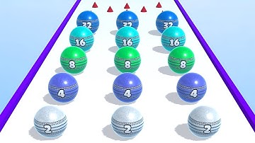 Ball Run 2048 MAX LEVELS!! All Levels Gameplay Walkthrough Android, IOS NEW UPDATE