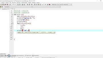 Serie de fibonacci en C