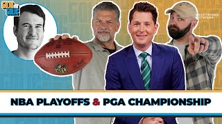 Knicks & Nuggets Win, Lakers' Search + Nate Tice on NFL, Matt Barrie on PGA 🏆| GoJo & Golic | May 15