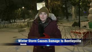 Kendall's First Blizzard - Live Shots for KBJR 6&CBS 3 Duluth