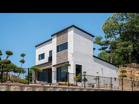 115㎡ Modern Wooden House Tour │ Beautiful New Country Home in South Korea