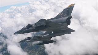 Colombian Kfir C.12 And C.10 Filmed From An Usaf F-16D