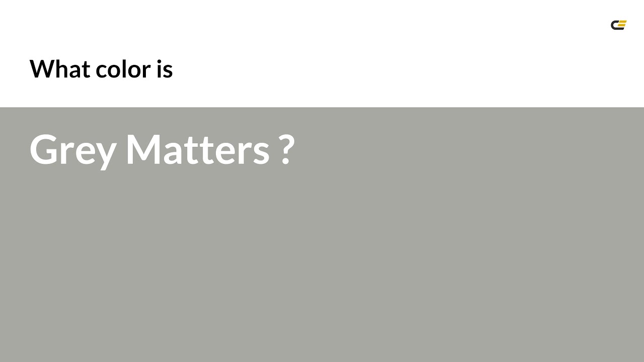 Grey Matters color 
