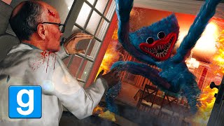 Huggy Wuggy Broke Into His House!! | Gmod Nextbots