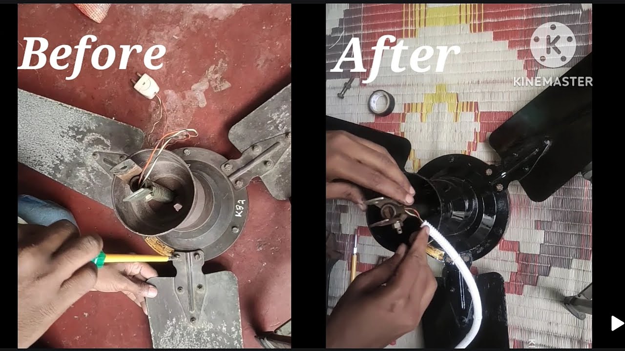 Paint Old Ceiling Fan । পুরোনো ফ্যান কে রং করা। পুরোনো ফ্যান কে নতুনভাবে রং করা।Fan Painting