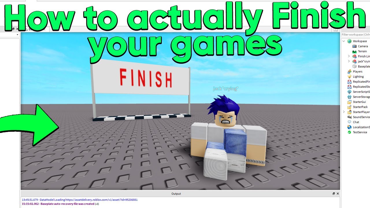 How To Actually Finish A Roblox Game Youtube