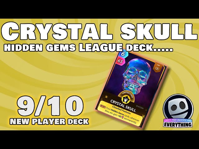 NEW Crystal Skull League Deck - Cards Universe & Everything - YouTube