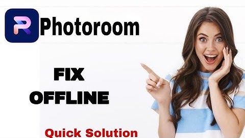 How To Fix And Solve Offline On Photoroom App | Easy Fix