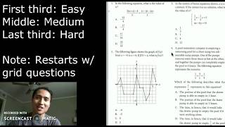 SAT Math - No Calculator - Practice Problems 1 and 2