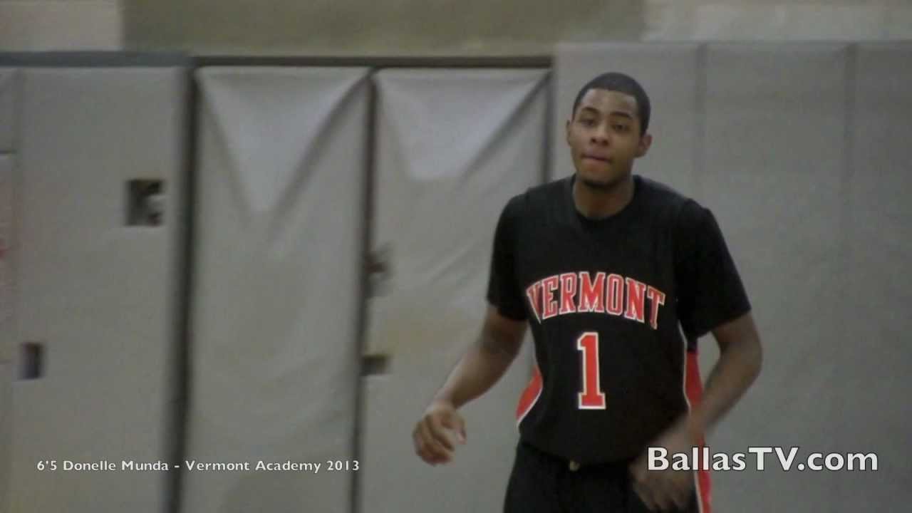 6'5 Donelle Munda is a knockdown shooter - Vermont Academy 2014 Canada Import