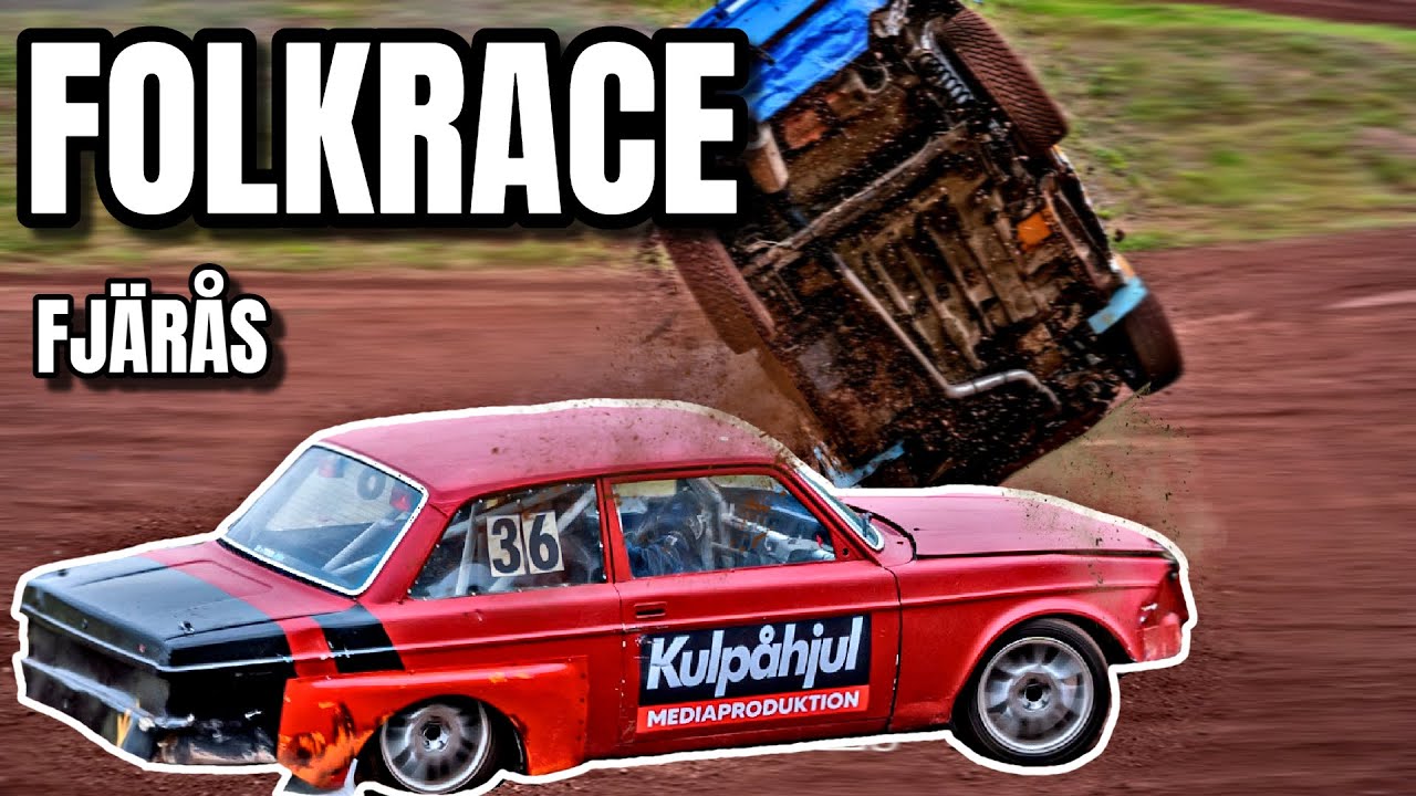 SPRÄNGER 3 KYLARE I MIN NYA VOLVO 242 PÅ FOLKRACE - [VLOGG #593]