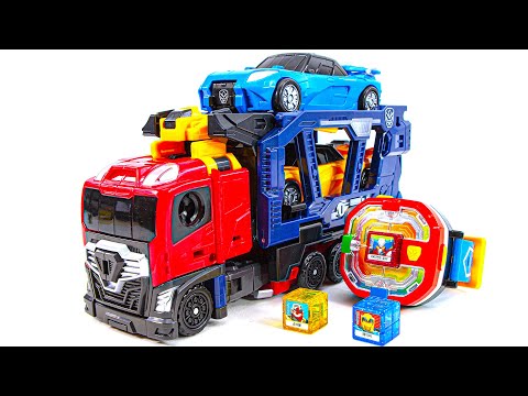 HelloCarbot GiantLoader Assemble <strong>Bang</strong> Loader SonicBoom Pager 3 Car Carrier Vehicles <strong>Robot</strong> Toys