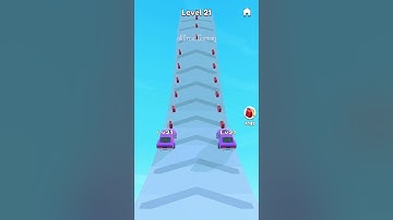 Merge Car Run Gameplay Android/iOS Levels 21 #shorts #mergecarrun #gameplay #mobilegame