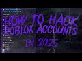 Steal any Roblox Account in 2025 (educational purpose)
