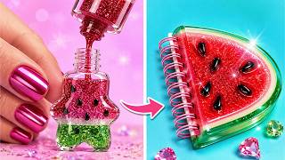 ✏️ GENIUS 3D PEN HACKS FOR SCHOOL! || Easy DIY School Supplies You’ll Want to Try by 123 GO SCHOOL