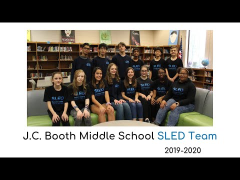 J.C. Booth Middle School SLED 2019 2020