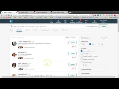 Using Email Hunter with LinkedIn