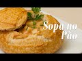 Como de fazer Sopa de Palmito no Pão (Vegan)