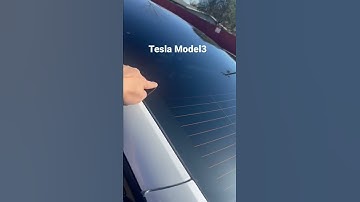 Tesla Model3 Tinting ONLY Half Rear Window