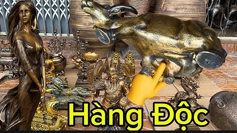 Trâu đồng xưa _ búa đe bằng đồng _ Phật Di Lạc Bằng Đồng #đồcổcầnthơ #đồcổ 