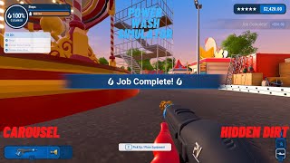 Power wash simulator - clean the carousel hidden dirt