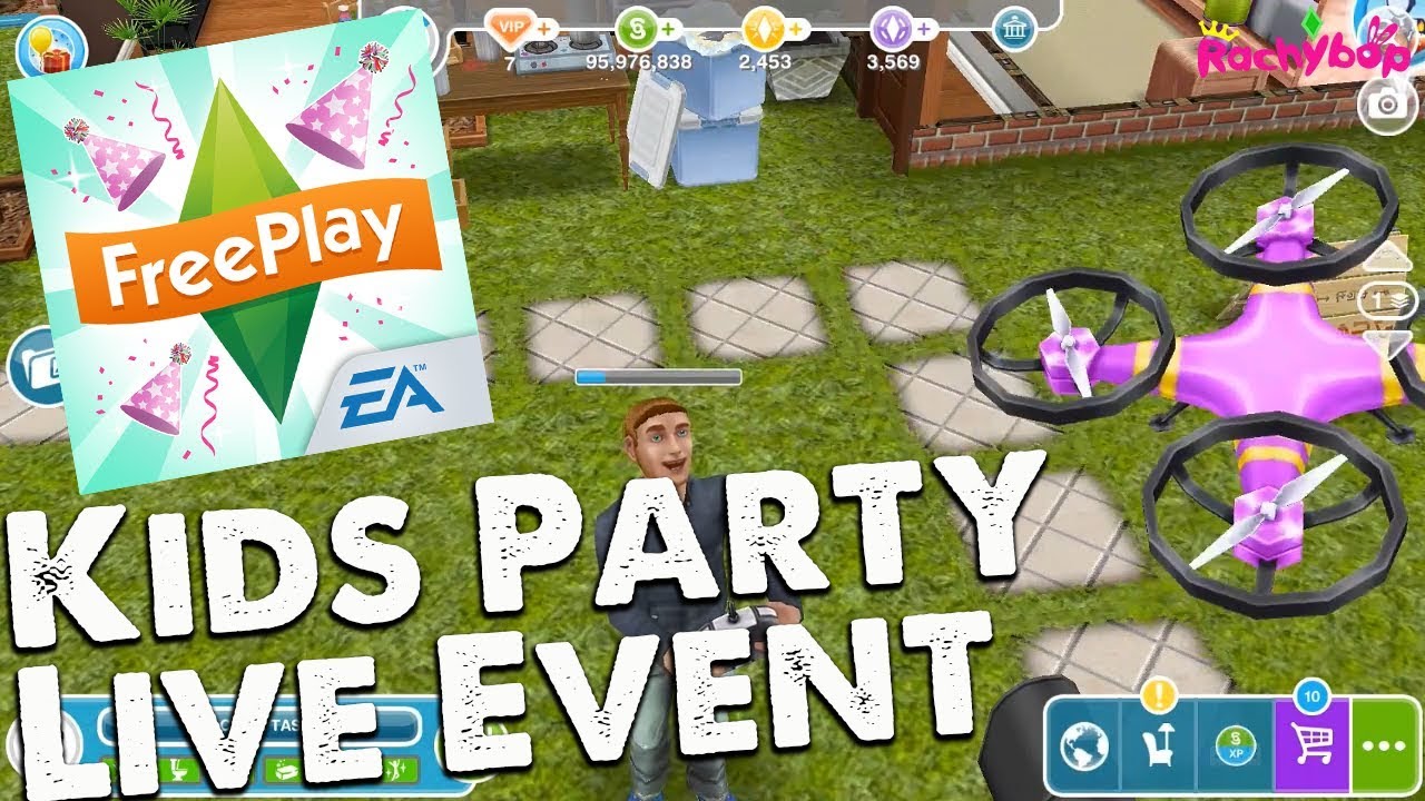 The Sims Freeplay Kids Party Live Event Walkthrough [Early Access