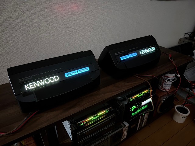 KENWOOD KSC-6000 KSC-8000仕様 LED イルミ 光るスピーカー