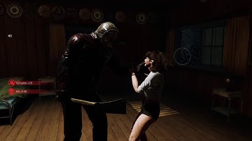 Friday the 13th: The Game - Part 8 Jason kills 6 more with a pig splitter
