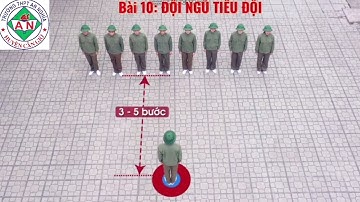 Đội ngũ tiểu đội - Phần 1: Tiểu đội hàng ngang