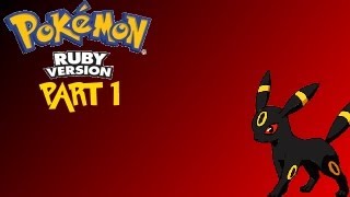 Pokemon Ruby Monotype Challenge - Dark pt1