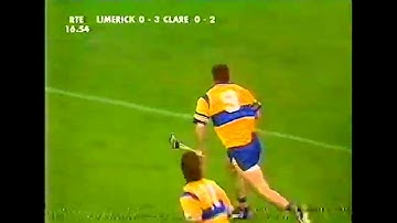 SURELY OLLIE BAKER HAS TO SCORE.... CLARE V LIMERICK - 1995 MUNSTER HURLING FINAL