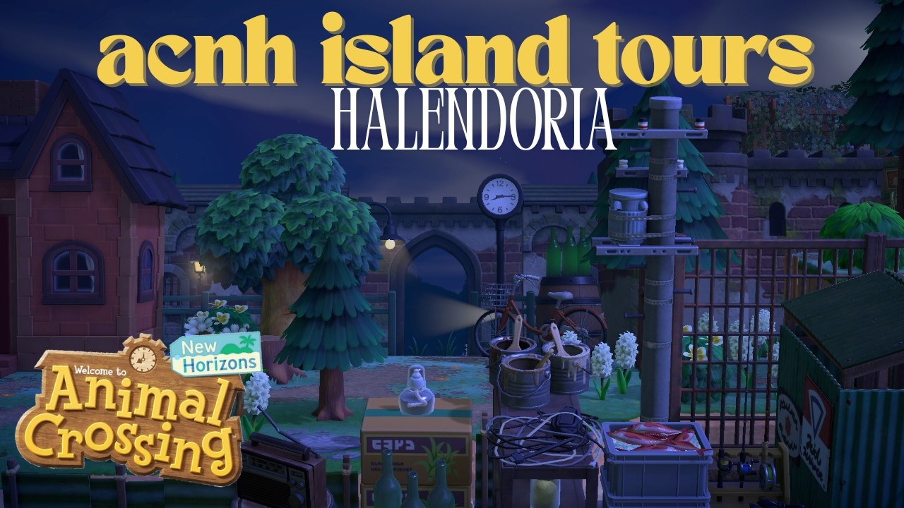 acnh island tours | dark forest-core island of halendoria ✨🧚‍♀️🔮
