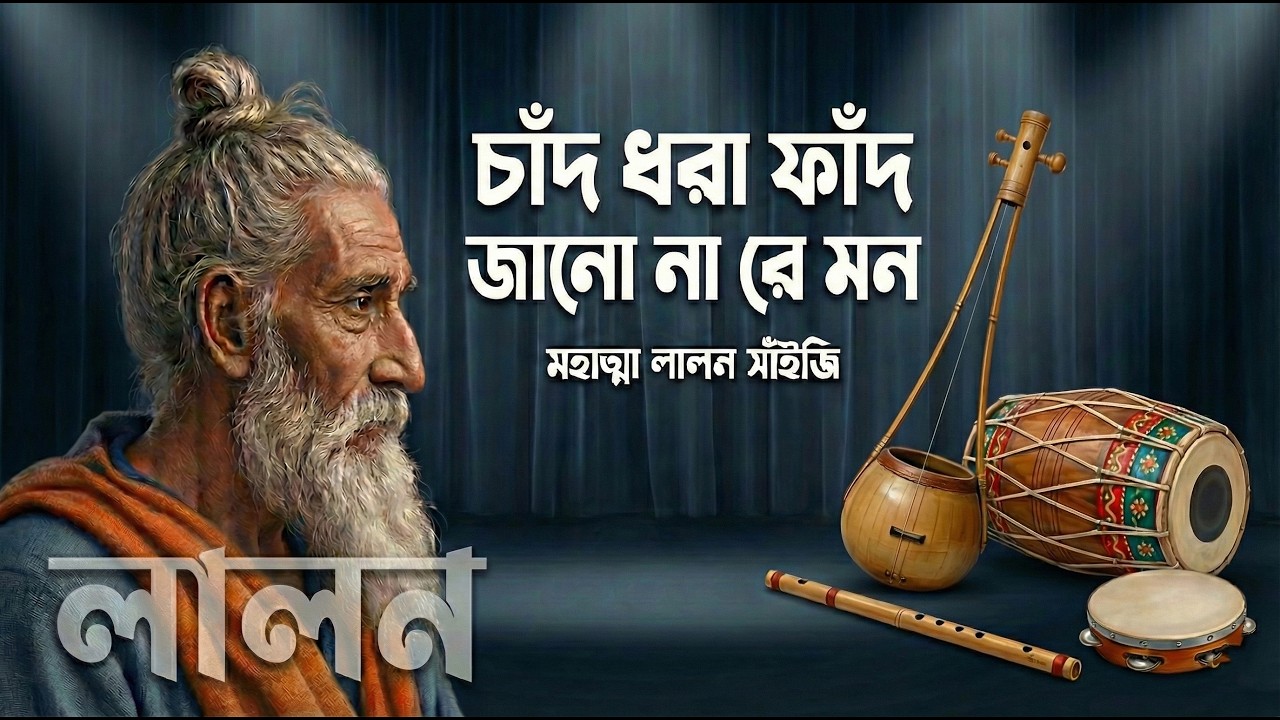 চাঁদ ধরা ফাঁদ জানো না রে মন | Chad Dhora Fad | Lalon Song | লালন গীতি