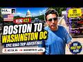 BOSTON to WASHINGTON DC Road Trip | 8-Hour Journey Across America | USA Travel Vlog #23