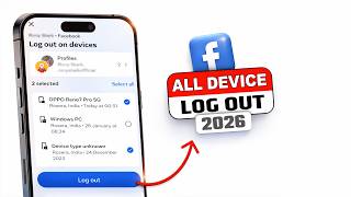 Facebook Logout All Devices | Facebook other Device Logout - Setting 2026