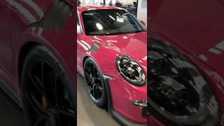 Celebrity Best color spec Ruby Stone Porsche GT3 RS 😍🔥 #carsandcoffee carshow Wealth