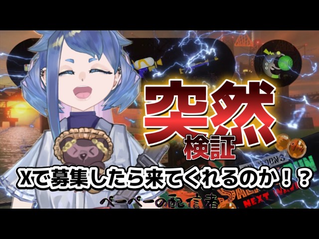 【サモラン】突発気まぐれ!Xでサモラン募集したら集まるのか!?【スプラ3】