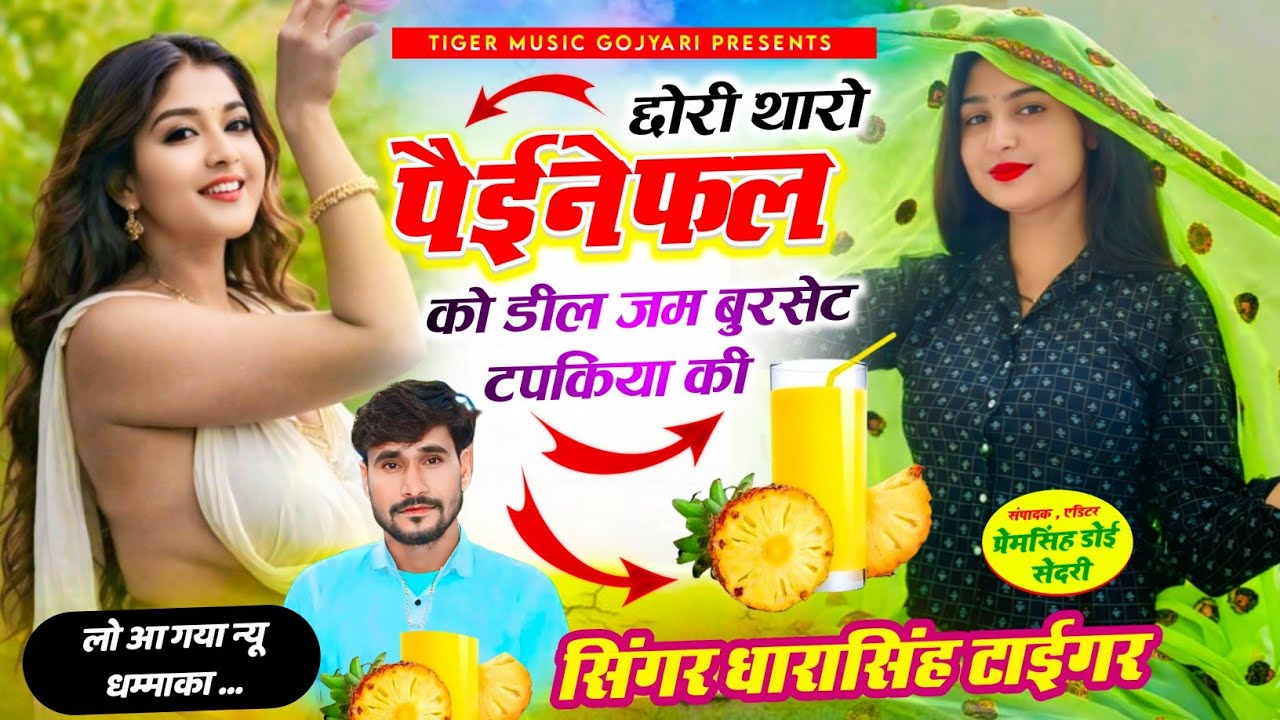 Song {2251} Singer Dharasingh Tiger || छोरी थारो पैईनेफल को डील जम बुरसेट || #vairal_song_2025