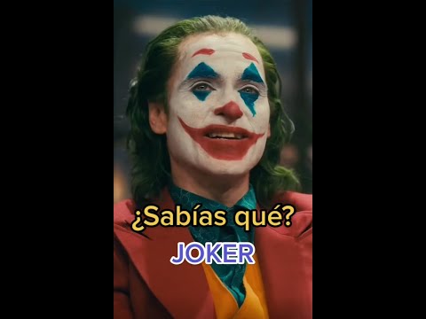 ¿Sabías qué? En JOKER… #shorts