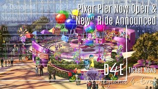 Pixar Pier Now Open & New Ride Announced - D4E-Ticket News