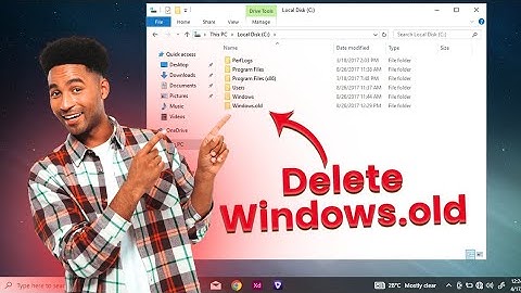 How to remove the Windows Old folder