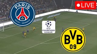 PSG vs Dortmund🔴LIVE Rnd 2 UCL UEFA Champions League 2024 Match Video Game Simulation