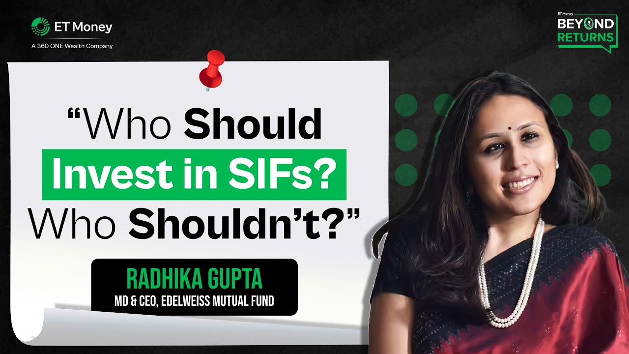 Will SIFs Replace Mutual Funds? | Ft. Radhika Gupta of Edelweiss Mutual Fund
