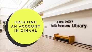 Creating an Account in CINAHL