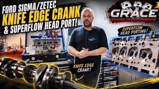 Knife edged ford sigma/zetec crank shaft, superflow before and after, crankshaft balance