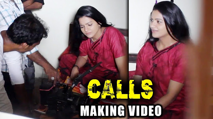 VJ Chithra's Calls Movie Making Video - Part 3 | J Sabarish | Infinite Pictures