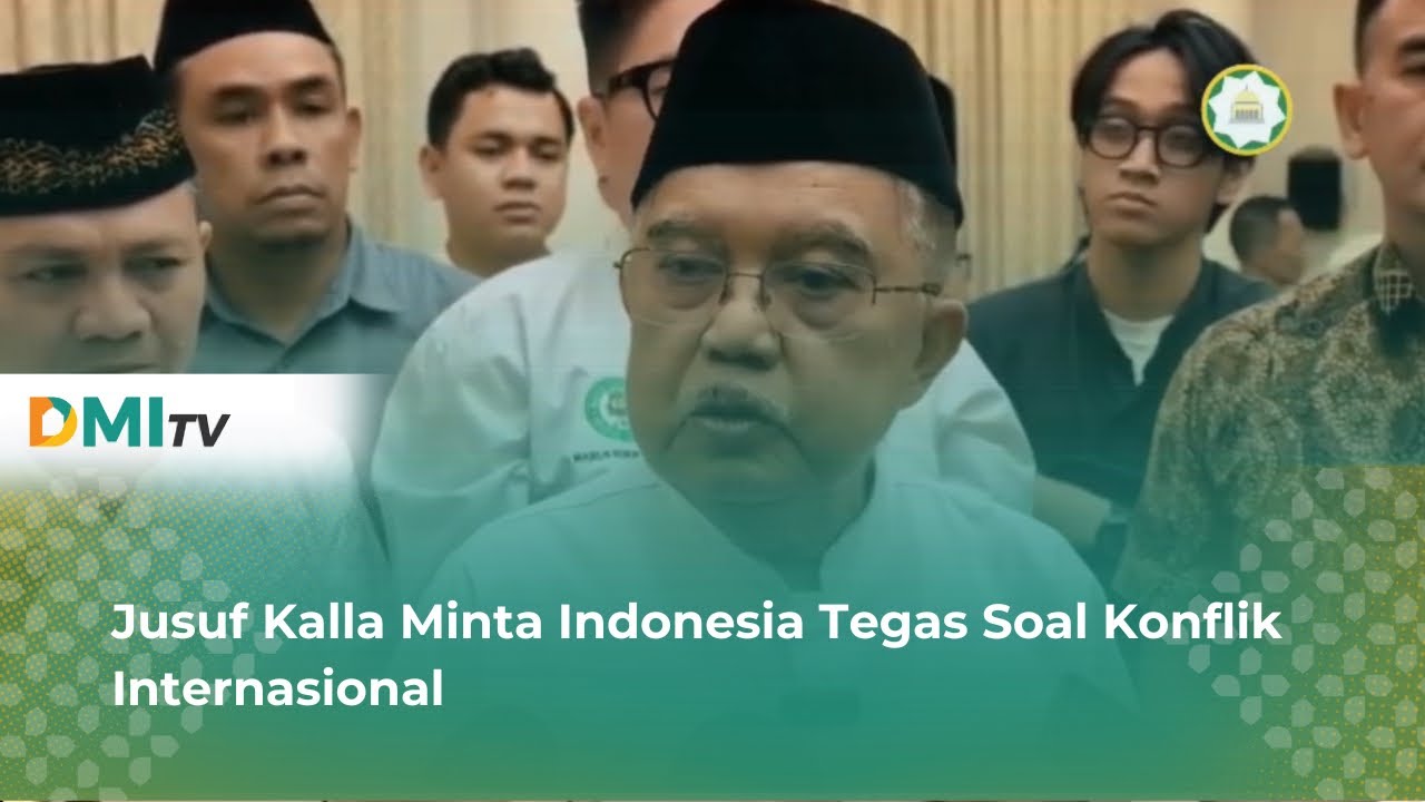Jusuf Kalla Minta Indonesia Tegaskan Soal Konflik Internasional
