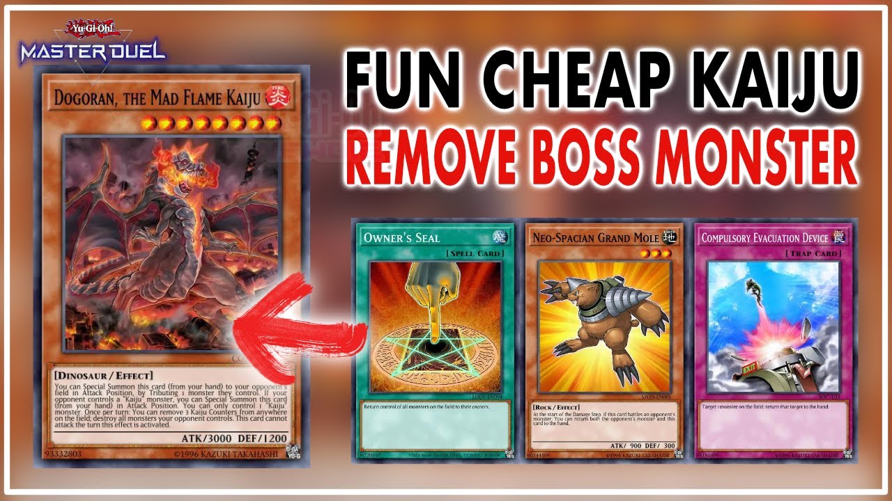 Fun Using Cheap KAIJU Deck | Yu-Gi-Oh! Master Duel